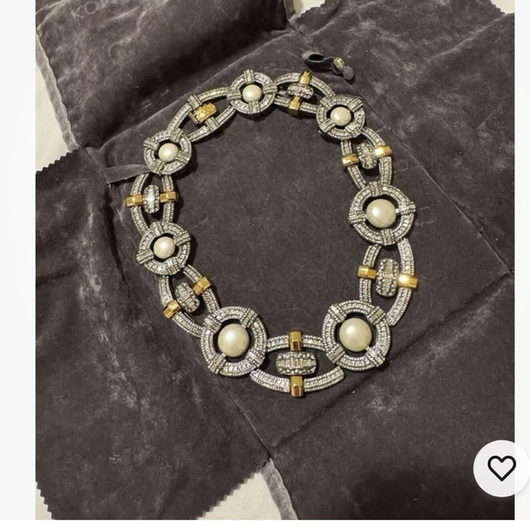 Louis Vuitton Windsor Pearl Crystal Choker Necklace - Picture 1 of 6